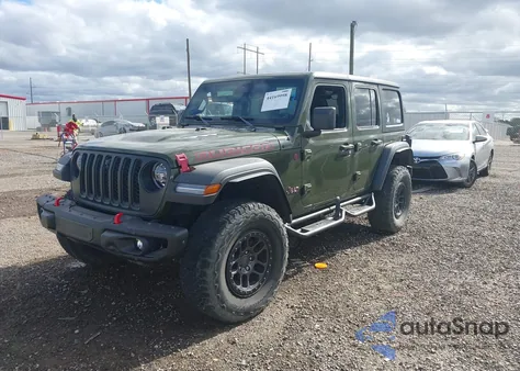 2022 Jeep Wrangler Unlimited Rubicon 4X4 из США, поврежденный, VIN 1C4JJXFGXNW158543